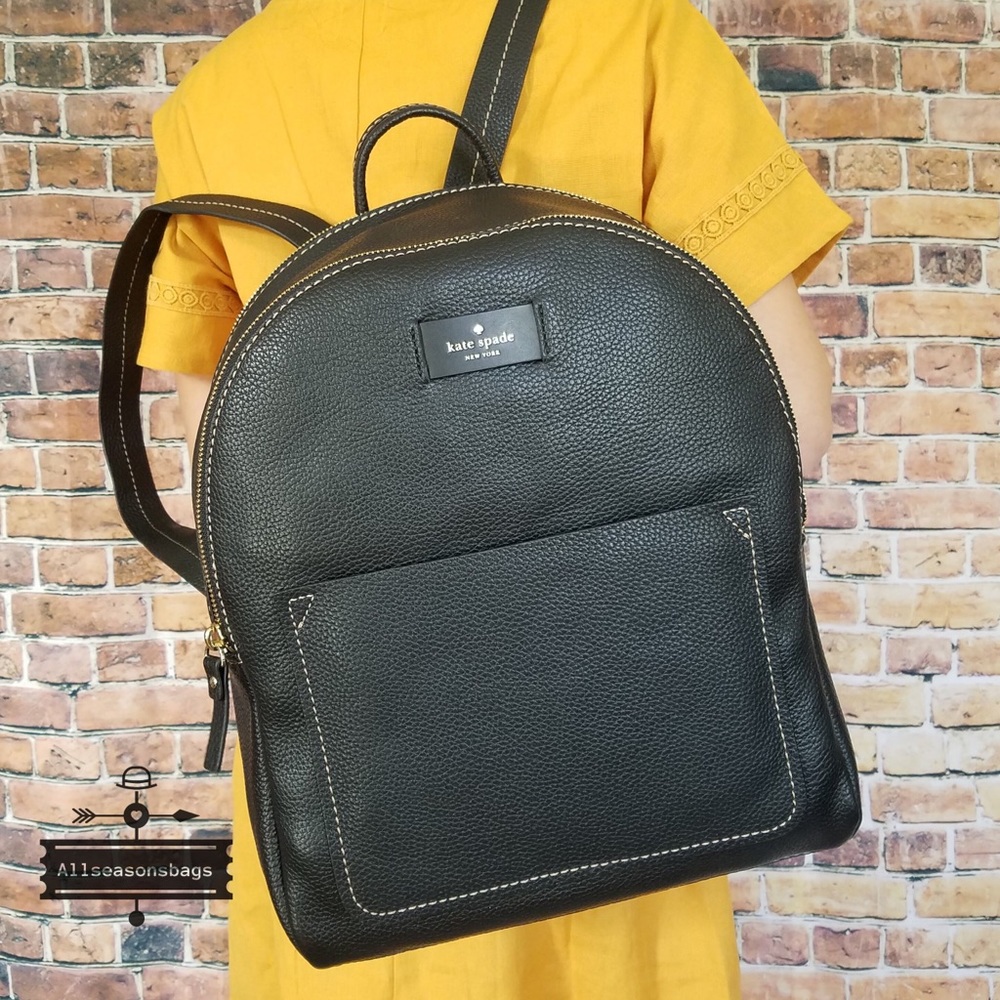 Kate spade Maple Street Emily Black Backpack Bag - Picture 2 of 8